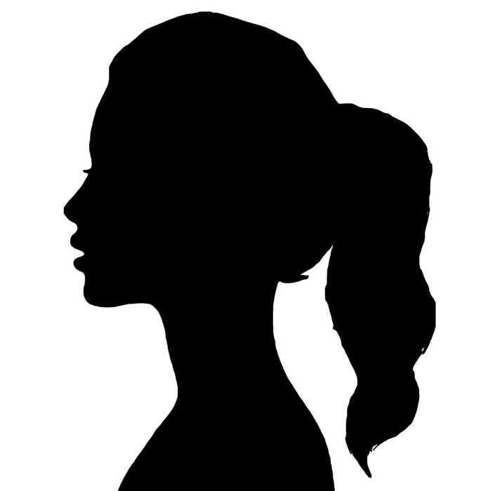 Влюбленные силуэт