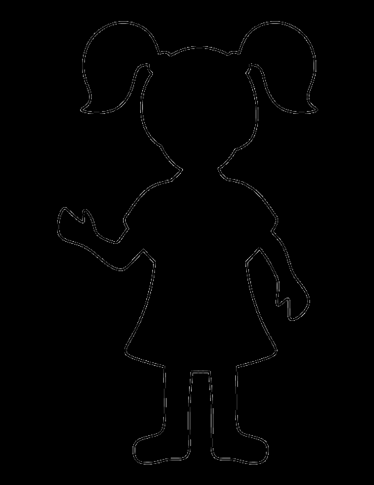 Силуэт для поделки