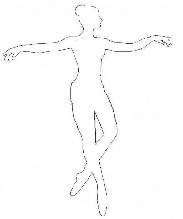 Силуэт девушки с цветами