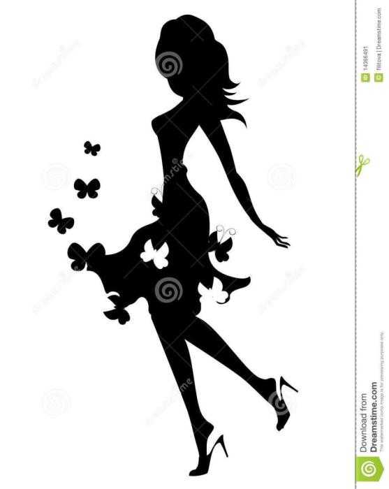 Силуэт человека для детей