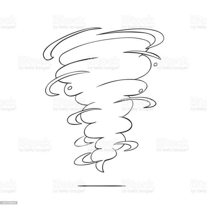 Торнадо раскраска для детей