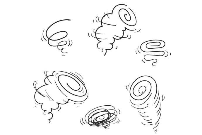 Ураган Векторная Графика