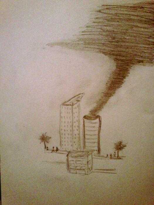 ЦУНАМИ карандашом