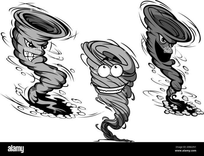 Облака с молнией эскиз