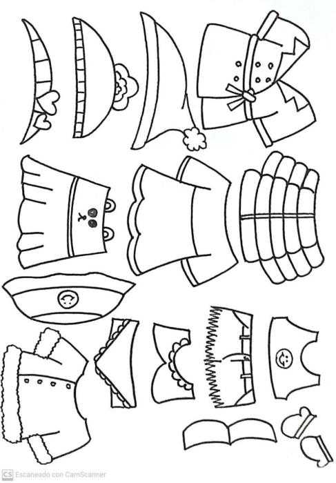 Одежда для лалафан из бумаги