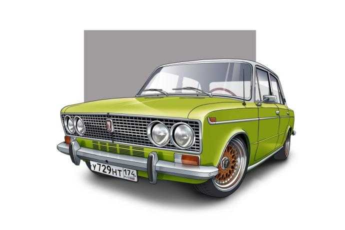 Зеленая ВАЗ 2103 Боевая классика