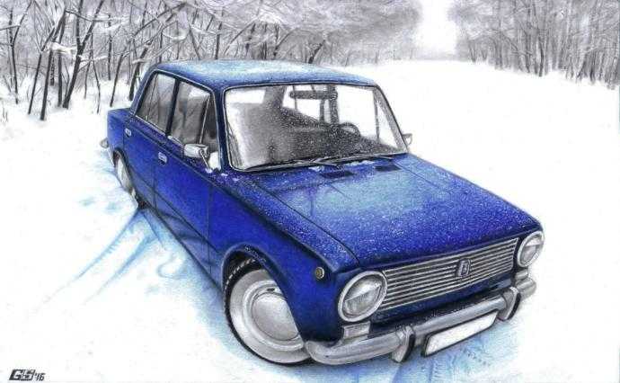 ВАЗ 2101 рисунок