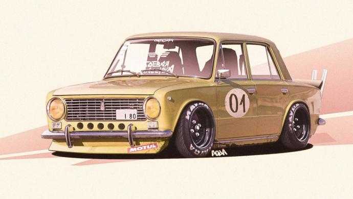 Боевая классика ВАЗ 2101 дрифт