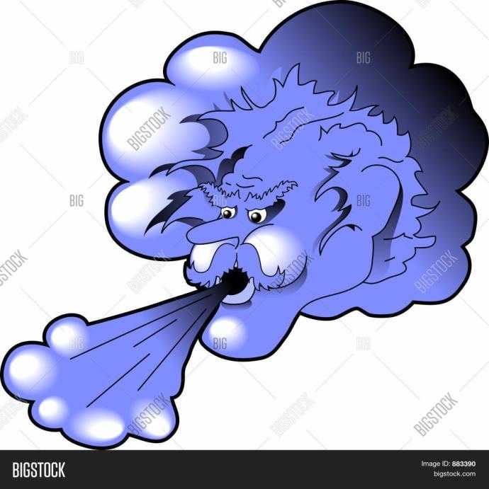 Ветер раскраска для детей