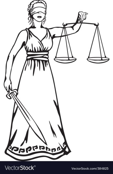 фемида рисунок карандашом для срисовки