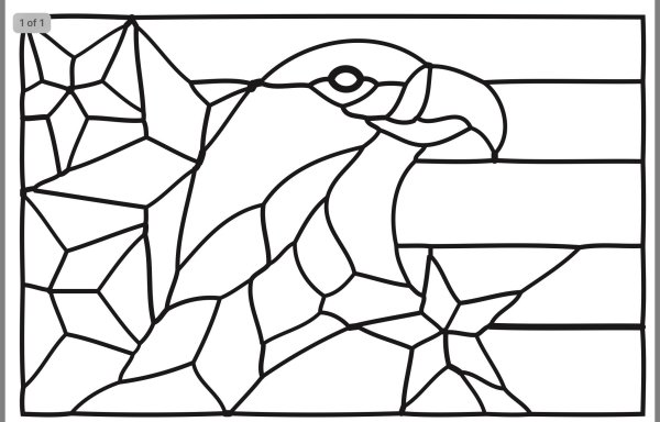 мозаика рисунок карандашом для срисовки