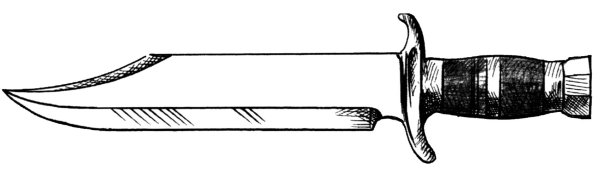 нож рисунок карандашом для срисовки