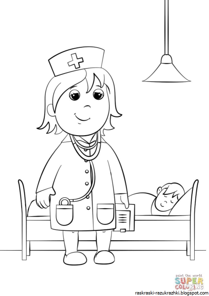 рисунок врача для детей в школу карандашом для срисовки