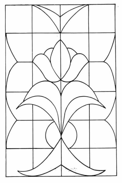 мозаика рисунок карандашом для срисовки
