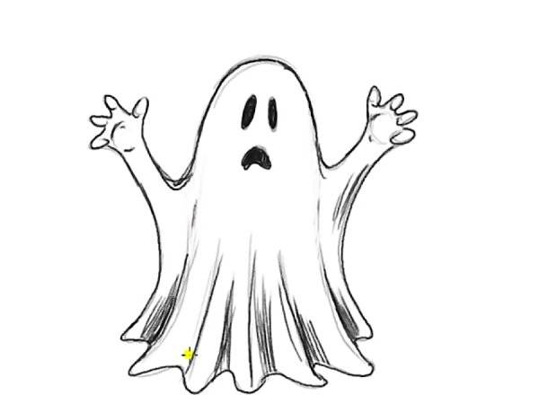 хэллоуинские рисунки карандашом для срисовки