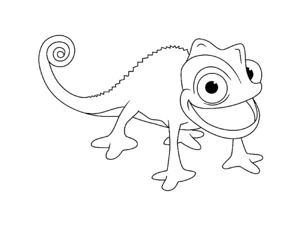 хамелеон рисунок карандашом для срисовки