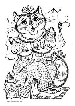 рисунок сказка о глупом мышонке карандашом для срисовки