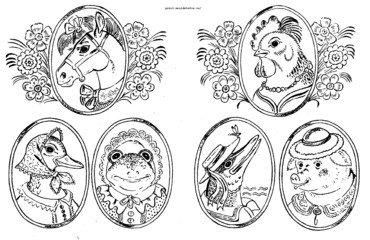 рисунок сказка о глупом мышонке карандашом для срисовки