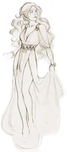 афродита рисунок карандашом для срисовки