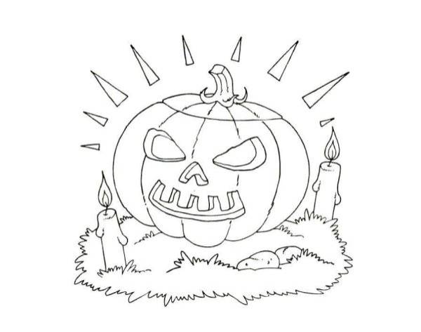 хэллоуинские рисунки карандашом для срисовки