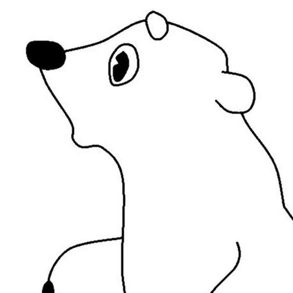 умка рисунок карандашом для срисовки