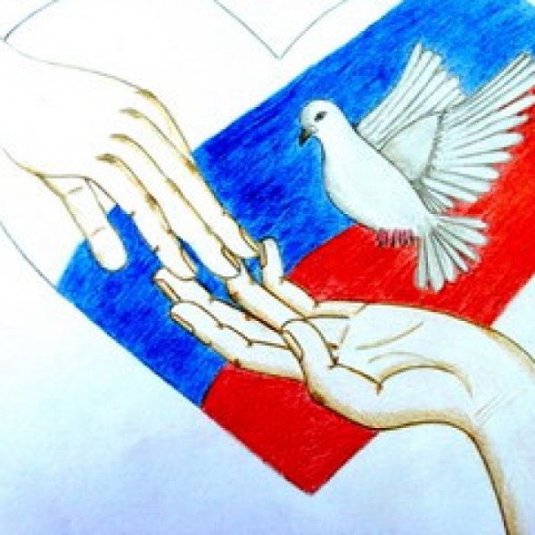 патриотический рисунок карандашом для срисовки