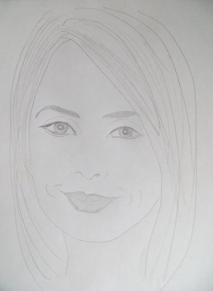 портрет мамы рисунок карандашом для детей для срисовки